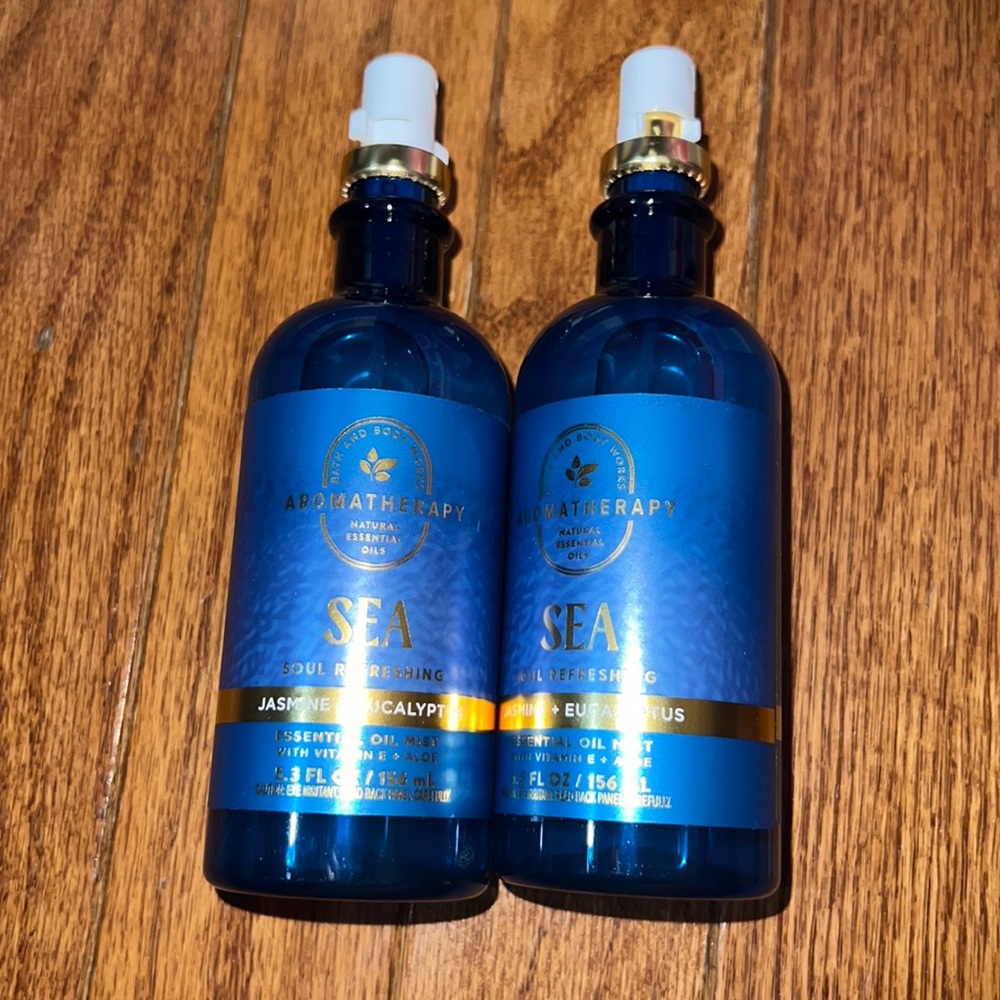 BBW AROMATHERAPY 2pc Essential Oil mist Jasmine Eucalyptus